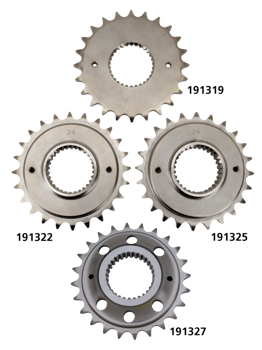 GENUINE ZODIAC CHAIN SPROCKETS FOR 6-SPEED TWIN CAM AND MILWAUKEE EIGHT